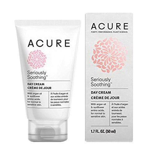 Acure Organics Seriously Soothing Day Cream For Sensitive Skin, 1.7 Oz